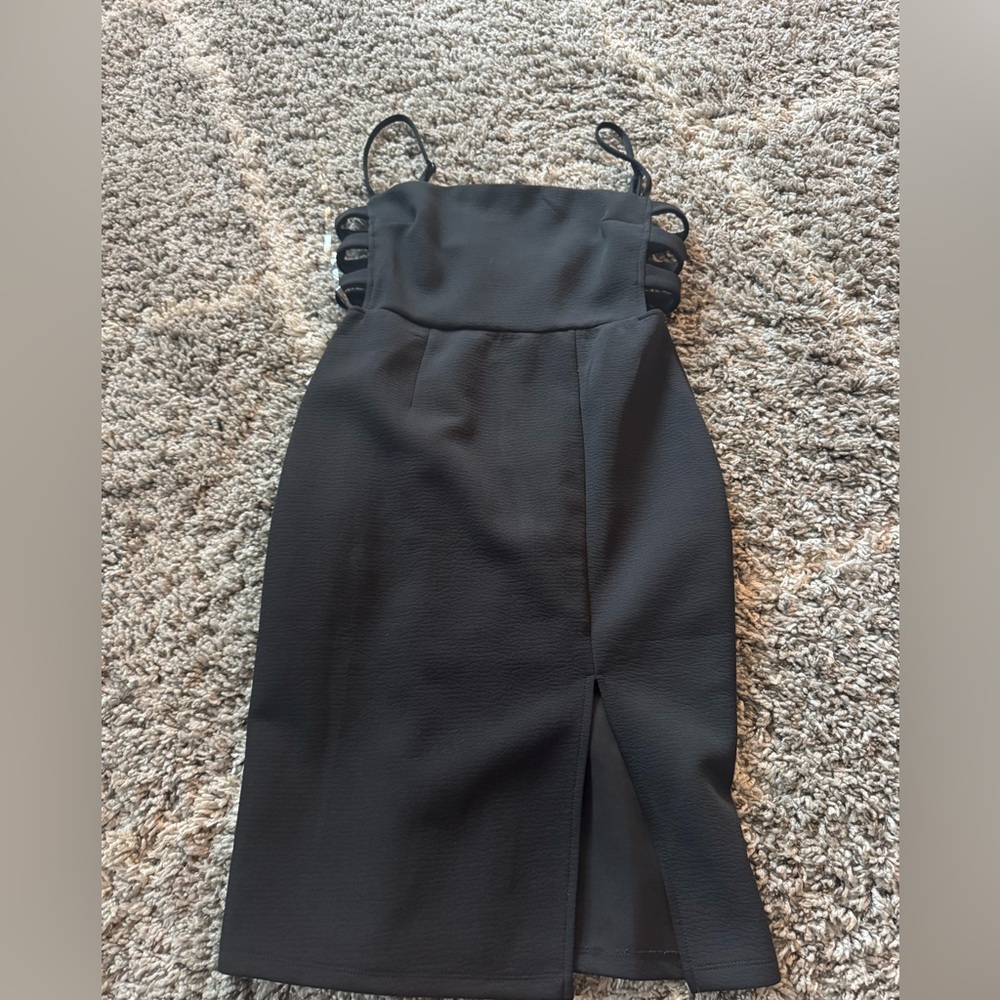 Trixxi Black Sleeveless Dress